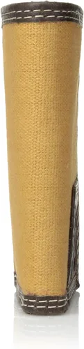 Vista 3 de Timberland PRO Billetera triple RFID de cuero de lona para hombre con bolsillos con cremallera