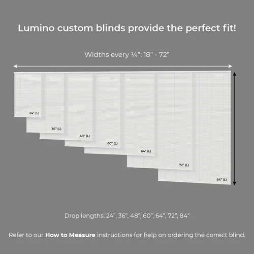 Vista 9 de Mini persianas de vinilo de 1 pulgada para oscurecer la habitación son cordones Cordless room darkening vinyl blinds offer privacy, light control