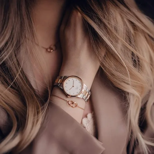 Vista 5 de Daniel Wellington Classic - Pulsera fina (satinado), color blanco