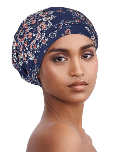 Vista 111 de Alnorm - Gorro con forro de satén y suave banda elástica para hombres y mujeres, talla única Se ajusta a la mayoría