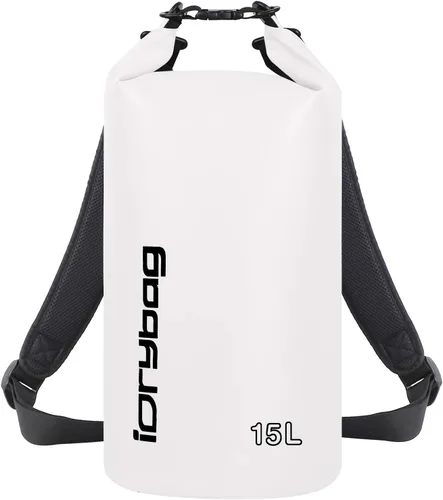 Vista 48 de IDRYBAG Bolsa seca para kayak impermeable 2L/5L/10L/15L/20L, pequeña bolsa impermeable para navegación