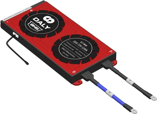 Vista 137 de DALY BMS 72V Li-ion 20S 30A Tablero de protección con cable de equilibrio de puerto común para panel solar autoconstruido, sistema de suministro