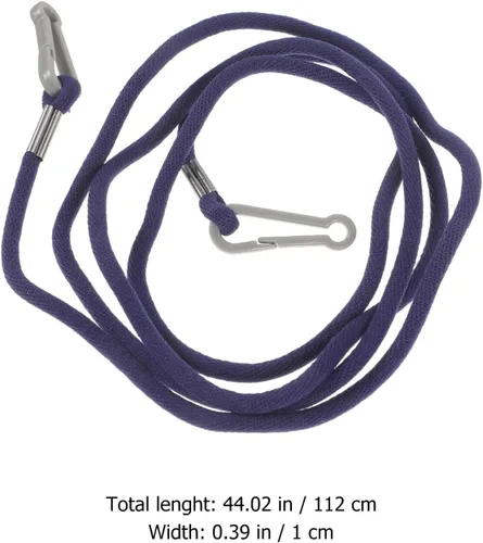 Vista 4 de EXCEART Clips para guantes con correa elástica ajustable, clips para guantes de invierno para gorros, clips de nailon para colgar el cuello, cuerda