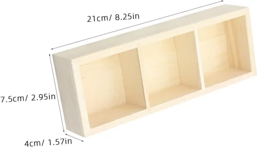 Vista 2 de Organizador pequeño de almacenamiento de bolsas de té de madera