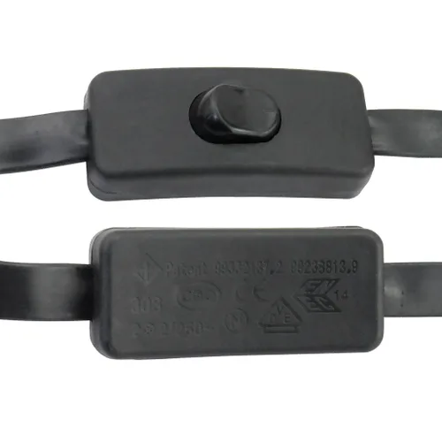 Vista 8 de 1.5M 5ft OBD2 OBDII 16 Pin macho a DB9 Serial RS232 Puerto hembra OBD Cable Adaptador de cable de extensión de diagnóstico Conector con interruptor