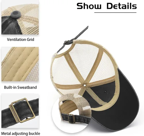 Vista 7 de OOMOO Regalos de senderismo de pesca para hombres El Rodfather gorras sombrero de pesca para hombre