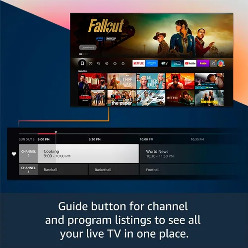 Vista 5 de Control remoto por voz Amazon de Fire TV Alexa Enhanced (último modelo), requiere un dispositivo Amazon Fire TV compatible