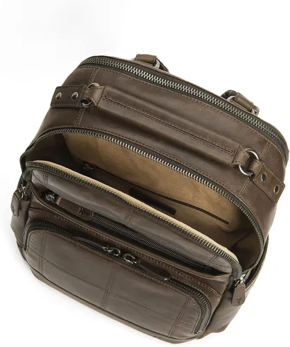 Vista 4 de Frye Mochila Logan Patchwork Hombre, Pizarra