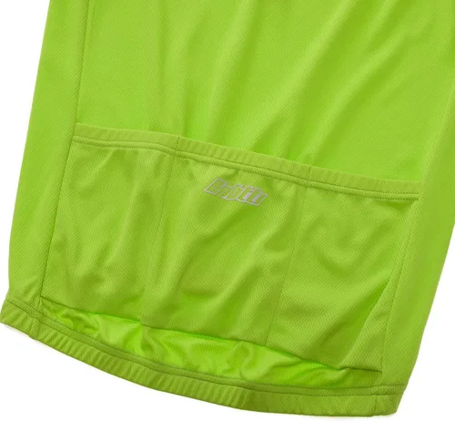 Vista 5 de bpbtti - Camiseta de ciclismo de manga corta para hombre, camiseta de ciclismo MTB con media cremallera frontal y 3 bolsillos posteriores
