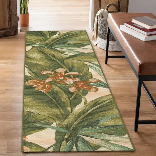 Vista 72 de Liora Manne Marina - Alfombra de área duradera de mezcla sintética tejida a máquina para interiores/exteriores - Gráfico contemporáneo océano global