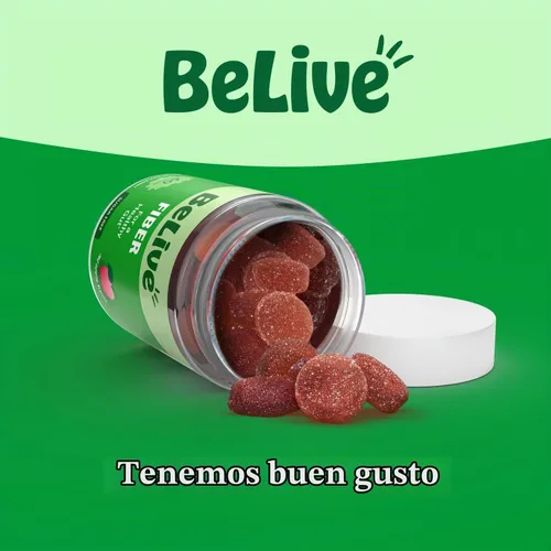 Vista 6 de BeLive Gomitas de fibra para regularidad y salud digestiva, cero azúcar, 60