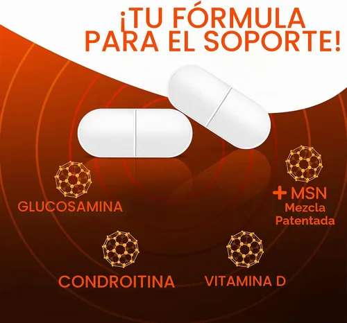 Vista 4 de X RAY Triple Action Suplemento Alimenticio para mejorar la salud de las articulacionescon vitamina D, 60 tabletas