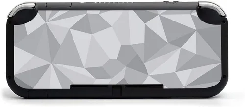 Vista 2 de MIGHTY SKINS MightySkins Skin compatible con Nintendo Switch Lite - Polígono gris Funda protectora de vinilo duradera y única Fácil de aplicar