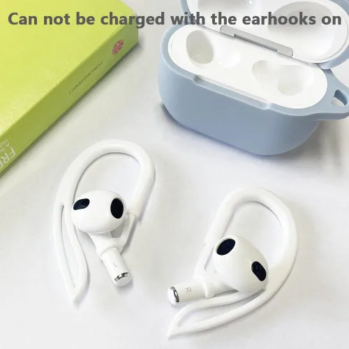 Vista 5 de Ganchos para los oídos compatibles con AirPods Pro de 2ª generación/1ª generación [multidimensional ajustable], accesorios compatibles con Apple