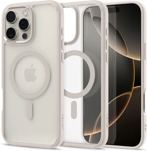 Vista 56 de Spigen Funda para iPhone 13 Mini, ultra híbrida MagFit [antiamarilleo] [compatible con Magsafe] - Transparente