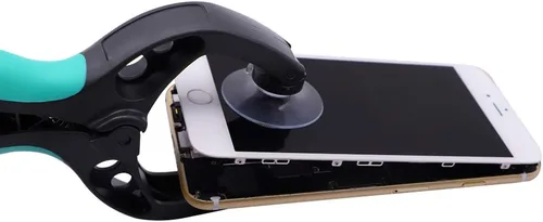 Vista 3 de Herramientas de reparación de teléfono Pantalla LCD Alicates de apertura Kit de ventosa Spudger Herramientas de desmontaje para iPhone Samsung