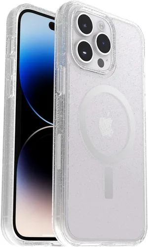 Vista 22 de OtterBox Serie Symmetry Clear Series+ Funda con MagSafe para iPhone 14 Pro Max (Solo) - No se ofrece al por menor - Instinto Animal