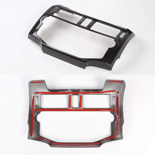 Vista 2 de Voodonala Para 4Runner ABS Control Central Navigation Dashboard Instrumento Fascia Panel Cubierta Trim para 2010-2019 Toyota 4Runner Accesorios