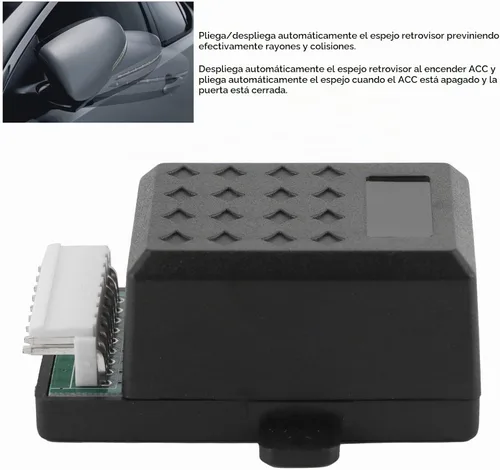 Vista 5 de Ymiko Espejo retrovisor Módulo plegable Espejo retrovisor lateral universal Plegado automático Despliegue Controlador plegable Módulo de cierre