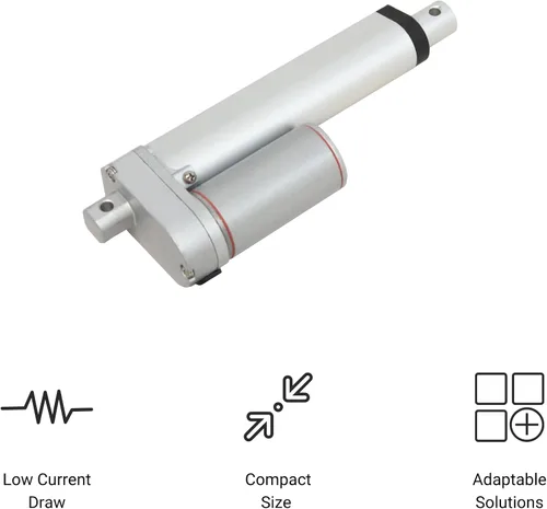 Vista 5 de Actuador lineal PA-14, 150 libras.