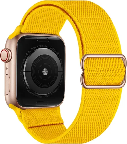 Vista 20 de OXWALLEN - Correa elástica Solo Loop de nailon y de tamaño XL, compatible con Apple Watch de 38 mm y 40 mm, correa trenzada, deportiva, ajustable