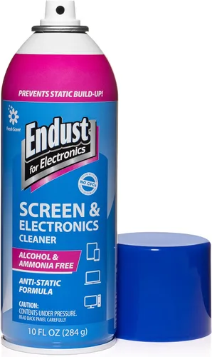 Vista 3 de Endust for Electronics; Spray de limpieza antiestático para pantallas y electrónica, multisuperficie; espuma, aroma fresco, libre de rayas ni