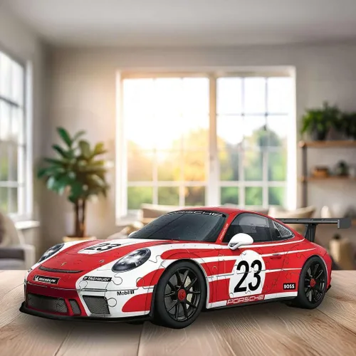 Vista 6 de Ravensburger Iconics: Porsche 3D Puzzle para niños 8+