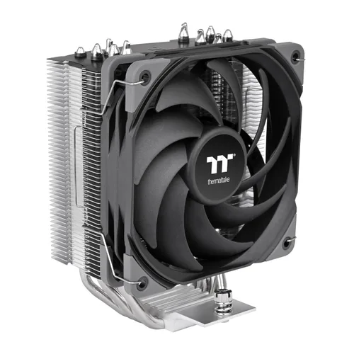 Vista 7 de Thermaltake 95W Gravity A2 Enfriador de CPU para Escritorio, Ventilador de Refrigeración de Extrusión de Aluminio de 92 mm, 4 Pines PWM 1200~3500rpm