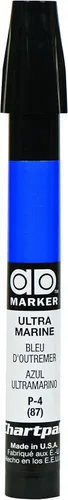 Vista 4 de El marcador original Chartpak AD, Tri-Nib, azul escarcha, 1 cada uno (P112)