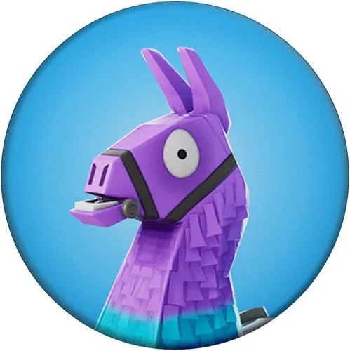 Vista 3 de Fortnite Soporte Llama PopSockets para teléfonos inteligentes y tabletas: PopGrip intercambiable