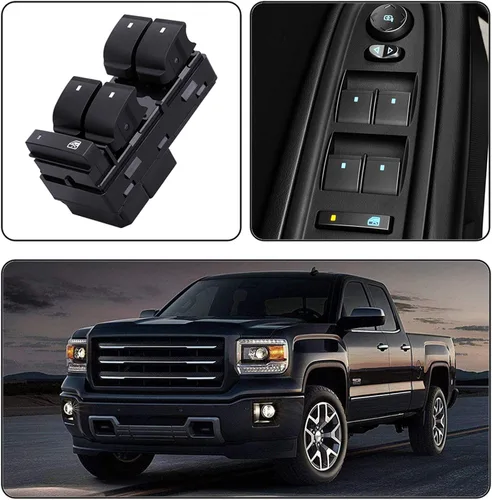 Vista 7 de Interruptor maestro de ventana eléctrica para Chevy Silverado 2007