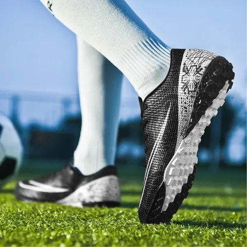 Vista 6 de HaloTeam Zapatos de fútbol para hombre, botas de fútbol para hombre, botas de fútbol de césped para entrenamiento profesional al aire libre