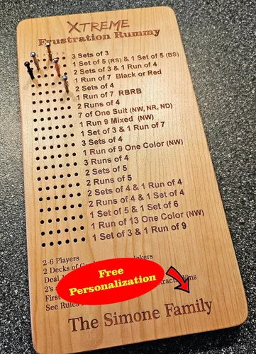 Vista 2 de Xtreme Frustration Rummy - Tablero de juego