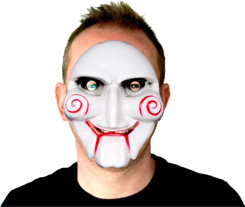 Vista 3 de CRAZY LOOP Máscara espeluznante de Halloween para cosplay