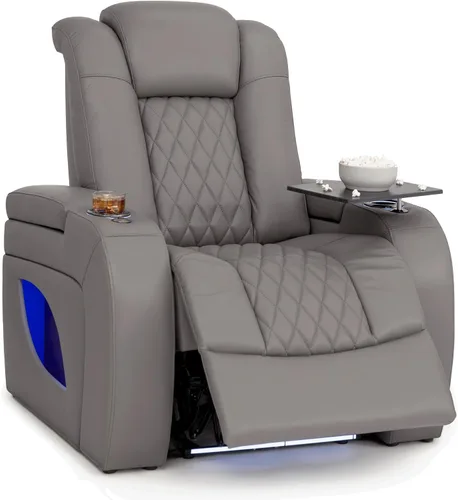 Vista 19 de Seatcraft Asientos de cine en casa Virtuoso LT Tawny Single reclinable Leonado