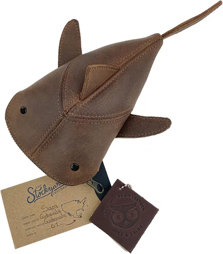 Vista 7 de Hide & Drink, Bolsa de monedas con cremallera, Estuche en forma de tiburón, Animales de peluche, Banco, Bolsa de cambio, Monedero para lápices