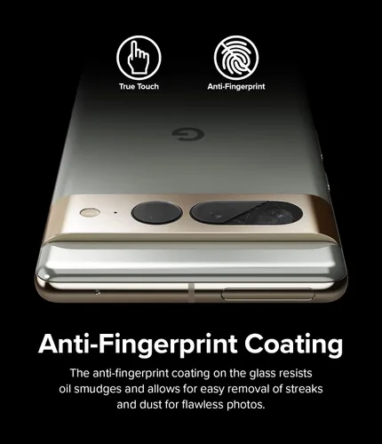 Vista 7 de Ringke Protector de lente de cámara (3 unidades, protección multicapa) compatible con Google Pixel 7 Pro, cubierta de vidrio templado para cámara