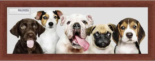 Vista 10 de Poster Palooza 3x3 Inch Traditional Walnut Complete Wood Square Picture Frame with UV Acrylic Plexiglass, Foam Board Backing & Hardware Included