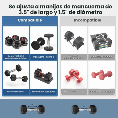 Vista 6 de Convertidor de mancuernas a barra, convierte las mancuernas en barra, compatible con la mayoría de mancuernas, convertidor de mancuernas