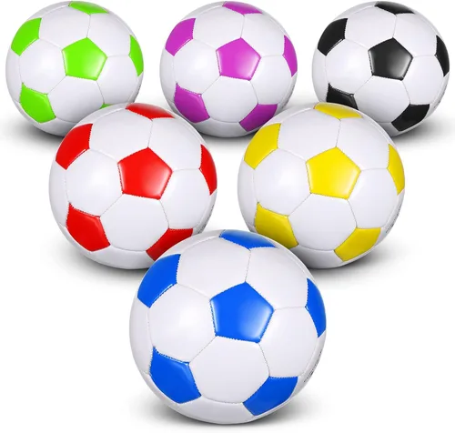 Vista 10 de Deekin Balón de fútbol a granel con bomba, trabajo en equipo, juego de deporte al aire libre, entrenamiento, pelota de fútbol a granel para deportes