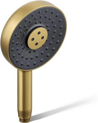 Vista 18 de KOHLER 26282-G-BL Statement - Ducha de mano redonda multifunción con 3 ajustes de pulverización, 1.75 GPM, negro mate