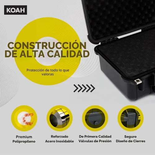 Vista 2 de Koah Estuche rígido de plástico resistente a