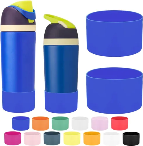 Vista 10 de Mity rain Bota de silicona 2PCS para botella de agua Owala FreeSip Malvavisco tímido
