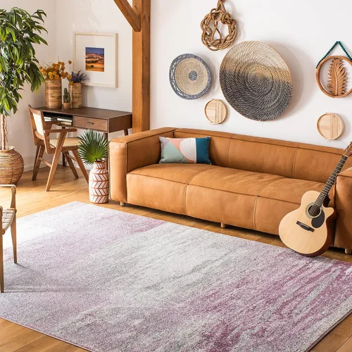 Vista 37 de SAFAVIEH Colección Adirondack Alfombra de Pasillo - 2'1" x 6', Marfil y Salvia, Diseño Abstracto Moderno, No Desprende Pelusa y Fácil Cuidado, Ideal