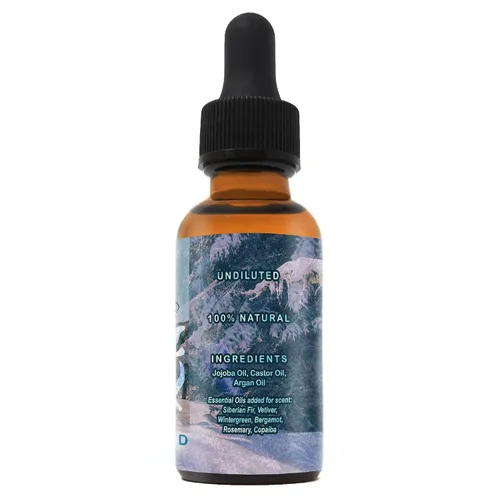 Vista 2 de Aceite de barba Winter Blend - ¡prepara tu barba para el invierno! (1 oz)