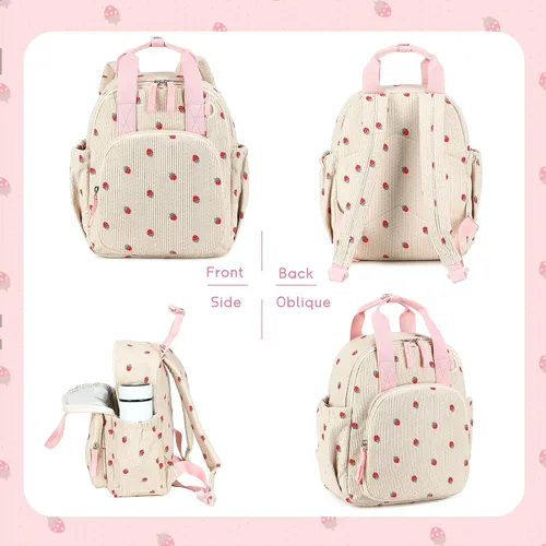 Vista 7 de Bluboon Mochila infantil para niñas y niños de 2 a 4 años, lindas mochilas de 12 pulgadas para preescolar, mochilas para guardería, escuela, viajes