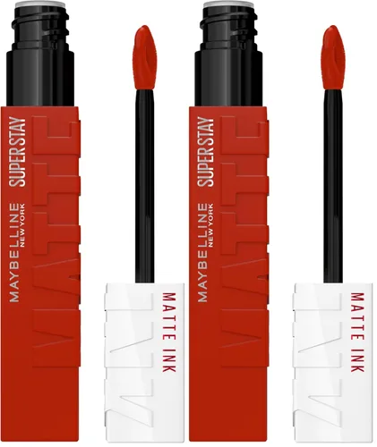 Vista 28 de Maybelline SuperStay - Lápiz labial líquido de tinta mate, “Mover”. 0.17 Oz liquidas 160 MOVER