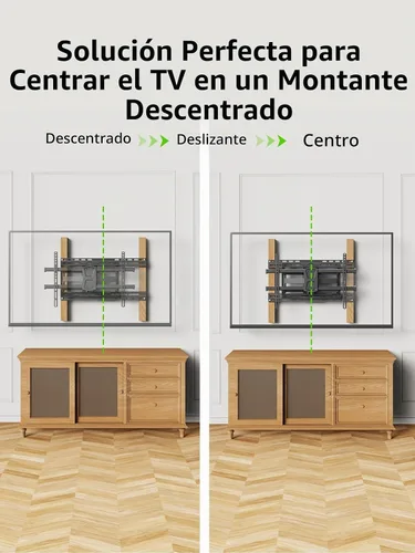 Vista 3 de USX MOUNT - Soporte de extensión de montaje en pared para televisor con placa de pared, ajuste para travesaños de madera de 16-24 pulgadas y fácil