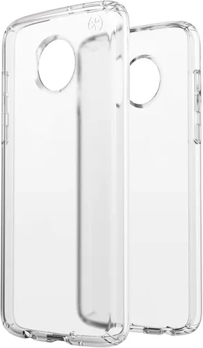 Vista 4 de Speck Productos Presidio Stay Clear - Funda para Motorola Moto Z4 - Transparente TRANSPARENTE/TRANSPARENTE