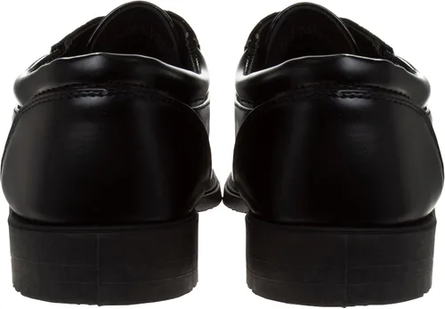 Vista 4 de Josmo Zapatos de vestir para niños Zapatos formales clásicos Oxford con cordones Negro marrón blanco (niño pequeño-niño grande)